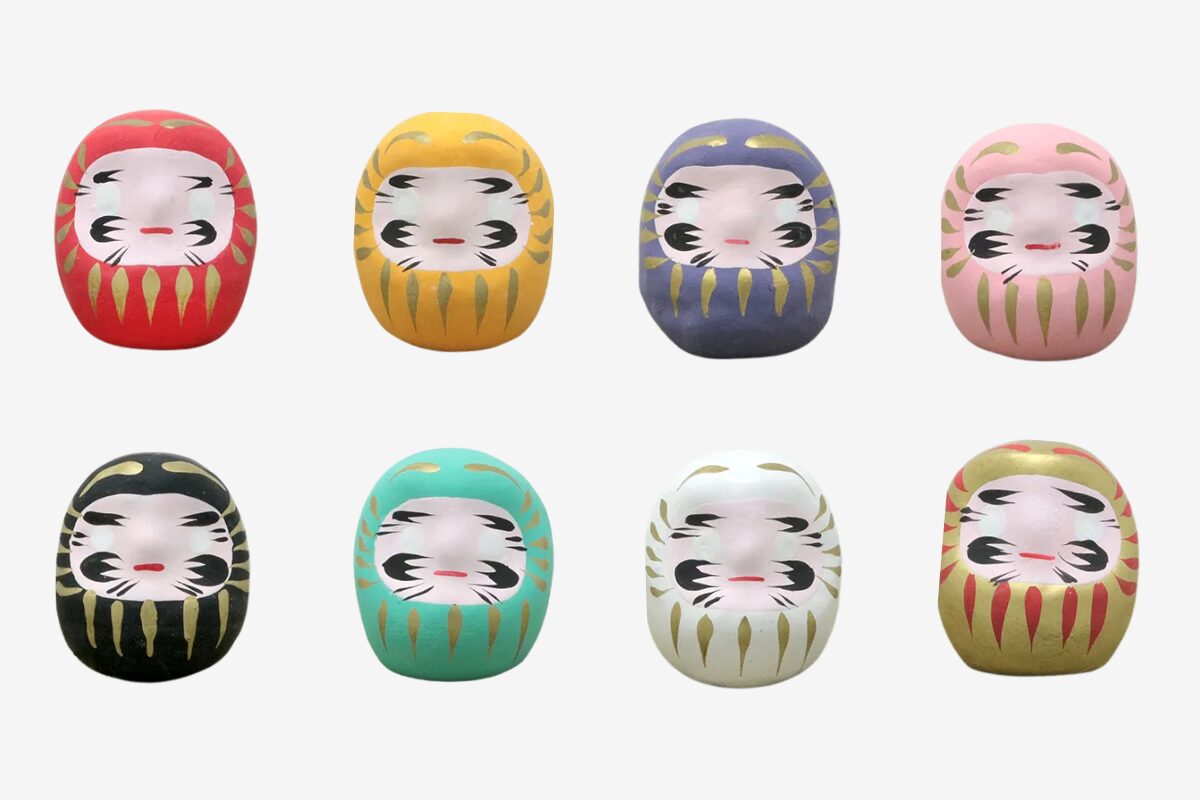 ８体のミニだるま