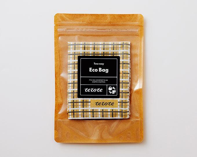 パッケージに入ったエコバッグハンカチ